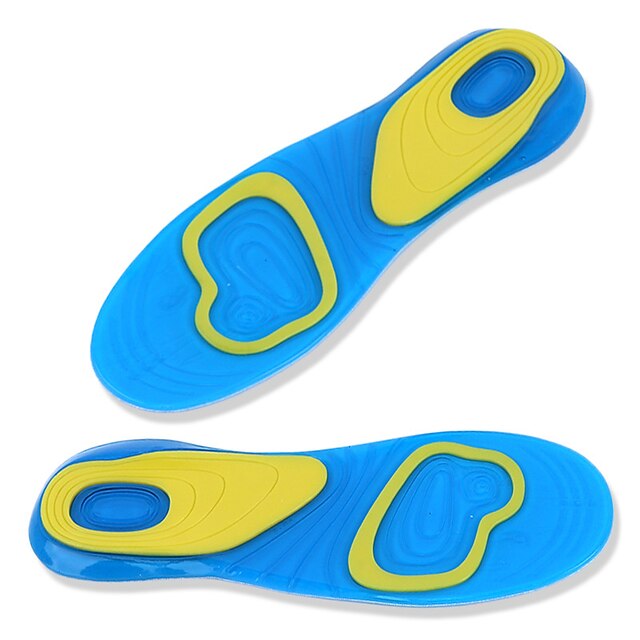  2 Piece Fitness, Running & Yoga Insole & Inserts Silicon All Shoes All Seasons Unisex Blue