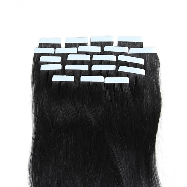  16-18inch white Blonde Tape in Brazilian Natural Human Hair Seamless Glue in Extensions Beauty Skin Weft 20pcs