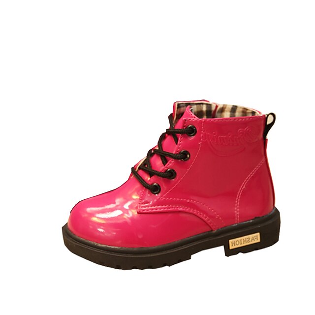  Κοριτσίστικα Παπούτσια PU Χειμώνας Ανατομικό / Μπότες Χιονιού Μπότες Περπάτημα Κορδόνια για Κίτρινο / Φούξια / Ροζ