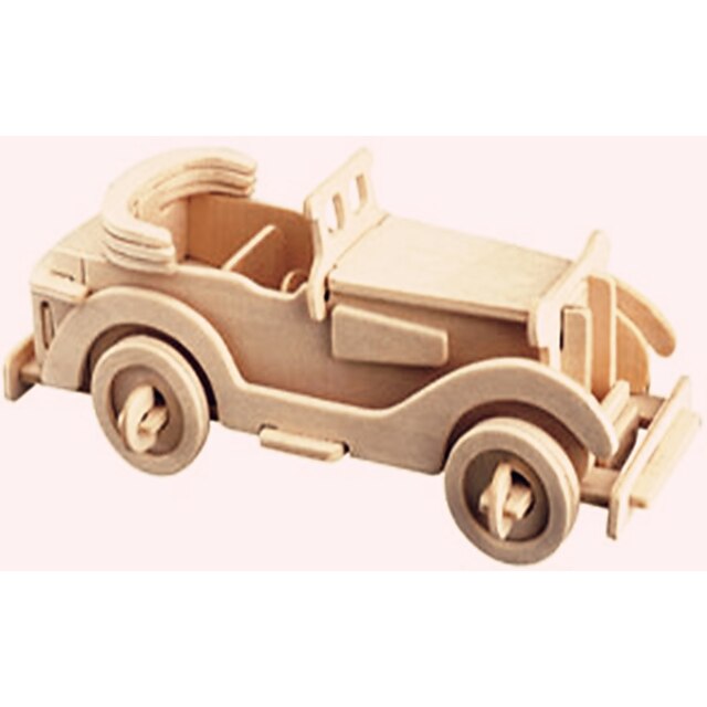  Drewniane puzzle Samochód profesjonalnym poziomie Drewno 1 pcs Dla chłopców Dla dziewczynek Zabawki Prezent