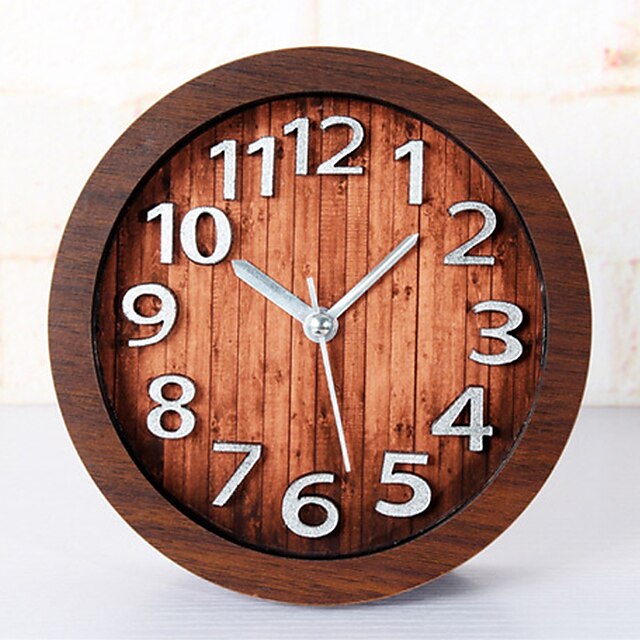 šťastné dary vysoce kvalitní barevné mitation dřevo retro evropském stylu dřevěné hodiny