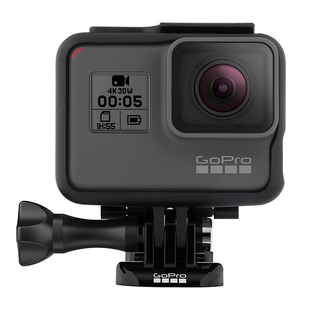 GOPRO 5 BLACK Actiecamera / Sportcamera vlogging Waterbestendig / GPS / Bluetooth 64 GB 120 fps 12 mp 4X 4608 x 3456 Pixel Duiken / Surfen / Skiën 2 inch(es) CMOS H.264 Enkele opname / Burstmodus