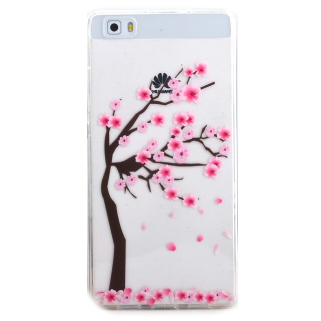  Case For Huawei Honor 4X / Huawei P9 / Huawei P9 Lite Huawei Y6 / Honor 4A / Huawei Y5C(Honor Bee) / Huawei Y635 Transparent / Pattern Back Cover Tree Soft TPU