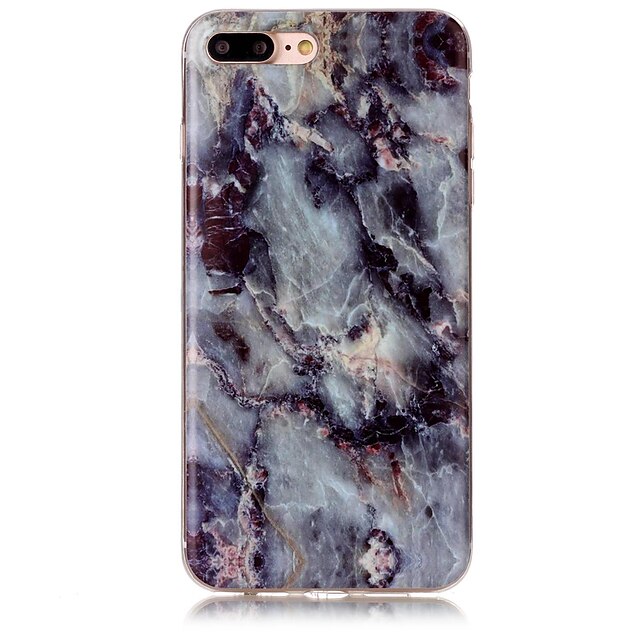  Etui Käyttötarkoitus Apple iPhone 7 / iPhone 6 / iPhone 5 kotelo IMD Takakuori Marble Pehmeä TPU varten iPhone 7 Plus / iPhone 7 / iPhone 6s Plus