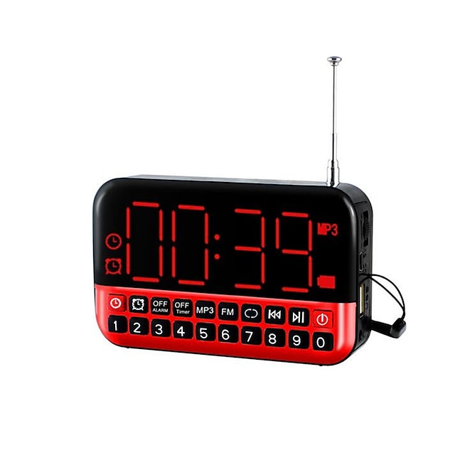  Multifunctional Portable LED Clock Radio