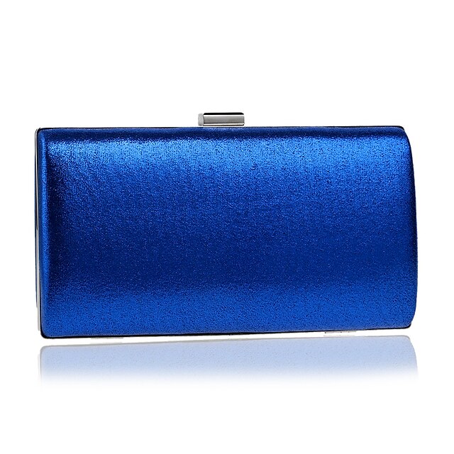  Women's PU Evening Bag Solid Colored Silver / Red / Blue