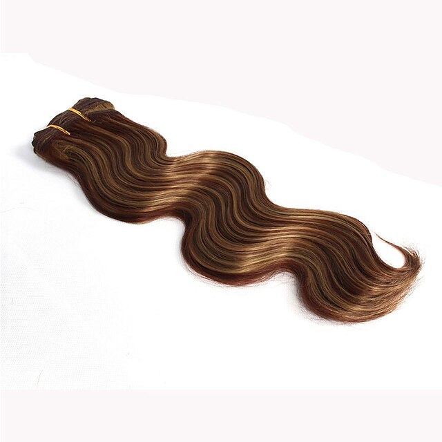  Other Body Wave Precolored Hair Weaves Human Hair Weaves Medium Auburn / Dark Auburn / Dark Wine