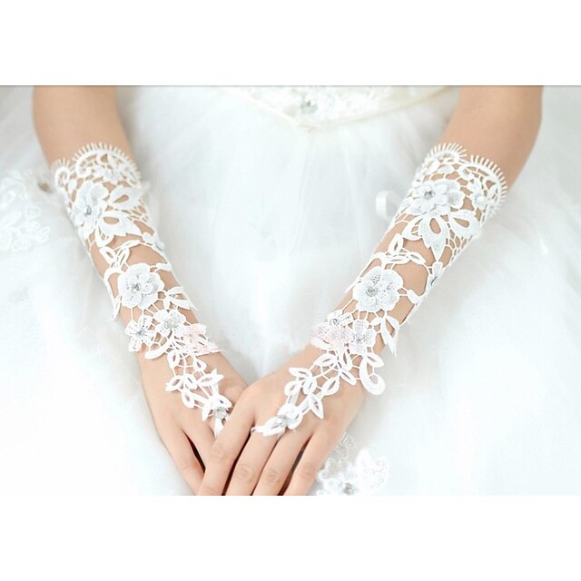  Cotton Elbow Length Glove Bridal Gloves Classical Feminine Style