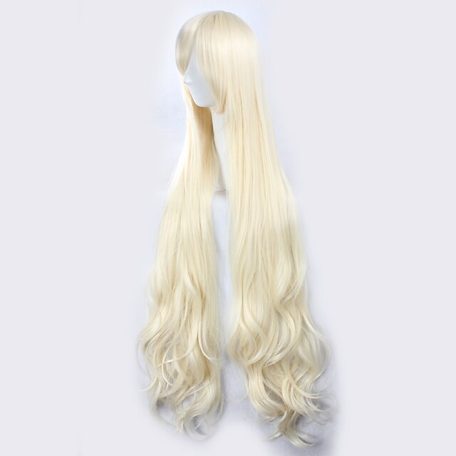  Synthetische Perücken Perücken Locken Locken Perücke Blond Goldenblond Synthetische Haare Damen Blond