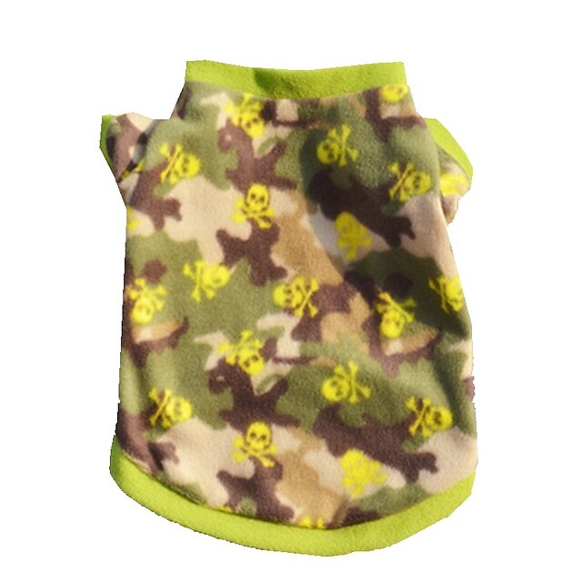  Kat Hund T-shirt Hundetøj Kamuflage Farve Kostume Polarfleece camouflage Afslappet / Hverdag Mode XS S M L