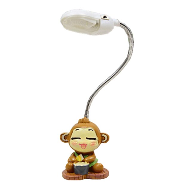  2016 nou obraznic drăguț maimuță veioza creativ flexibil mini lampă elev lampă de noptieră