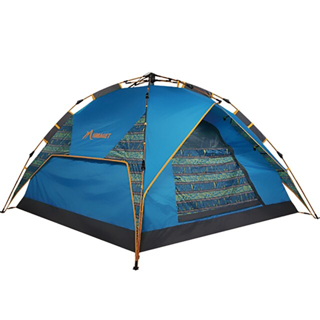  HIMAGET 3-4 Personen Zelt Dreifach Camping Zelt Einzimmer Automatisches Zelt warm halten Feuchtigkeitsundurchlässig Gut belüftet