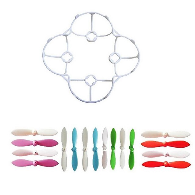 16pcs Propeller Guards / Propellers / Parts Accessories RC Quadcopters / Drones / RC Helicopters RC Quadcopters / Drones / RC Helicopters PVC(PolyVinyl Chloride)