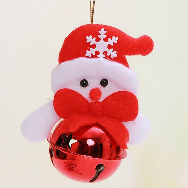  o anel circular a campainha de sino de natal do Natal decorações da árvore de colocação de modelagem de Papai Noel