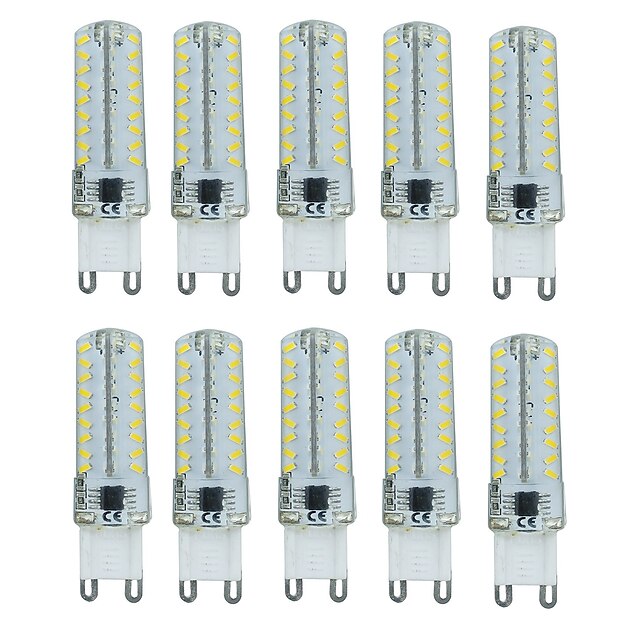  3 W 2-pins LED-lampen 250-300 lm G9 G4 T 72 LED-kralen SMD 3014 Waterbestendig Decoratief Warm wit Koel wit Natuurlijk wit 220-240 V 110-130 V / 10 stuks / RoHs