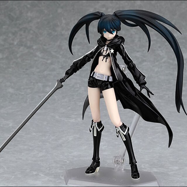  Figures Animé Action Inspiré par Cosplay Black Rock Shooter PVC 15 cm CM Jouets modèle Jouets DIY 