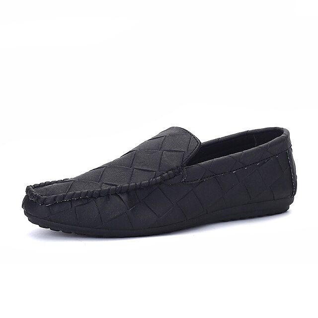  Heren PU Lente / Herfst Comfortabel Loafers & Slip-Ons Anti-slip Groen / Zwart / Grijs