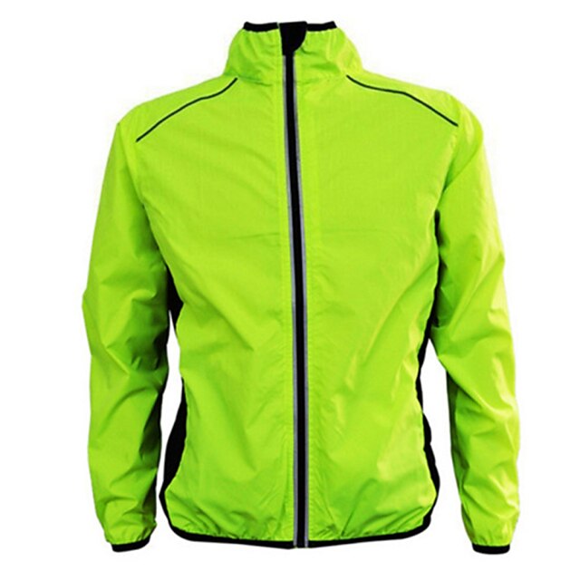  Men's / Women's Cycling Jacket Bike Jacket / Top Windproof, Waterproof, Breathable Orange / Yellow / Green Bike Wear / Stretchy / Plus Size