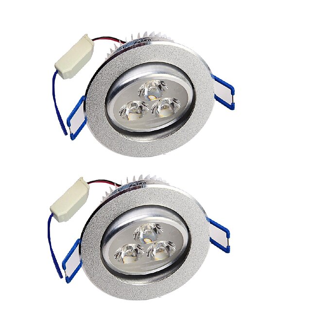  YouOKLight 3 W 280 lm 3 LED Beads Recessed Decorative LED Downlights Warm White Cold White 100-240 V 220-240 V 110-130 V Ceiling Home / Office Children's Room / 2 pcs