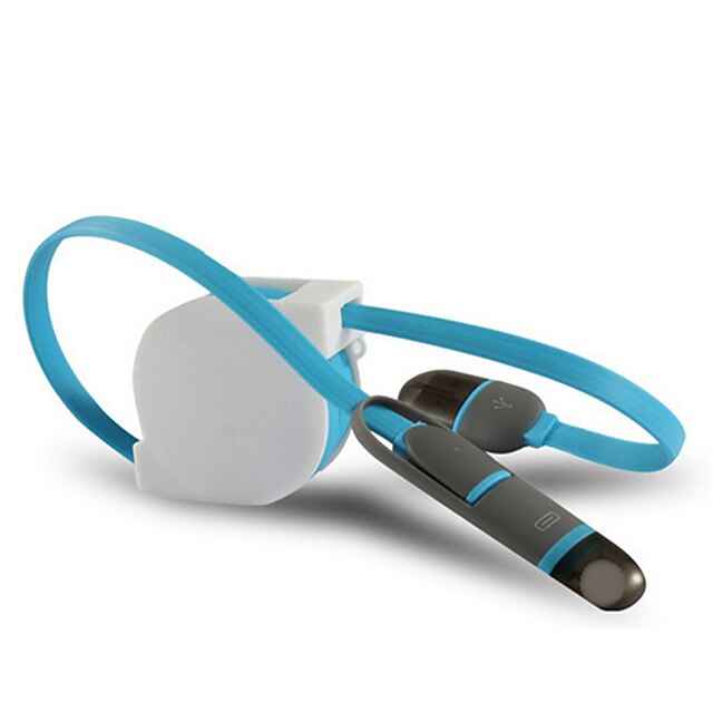  Micro USB 3.0 Kaapeli <1m / 3ft Sisäänvedettävissä / Tasapohja TPE USB-kaapelisovitin Käyttötarkoitus iPad / Samsung / Apple