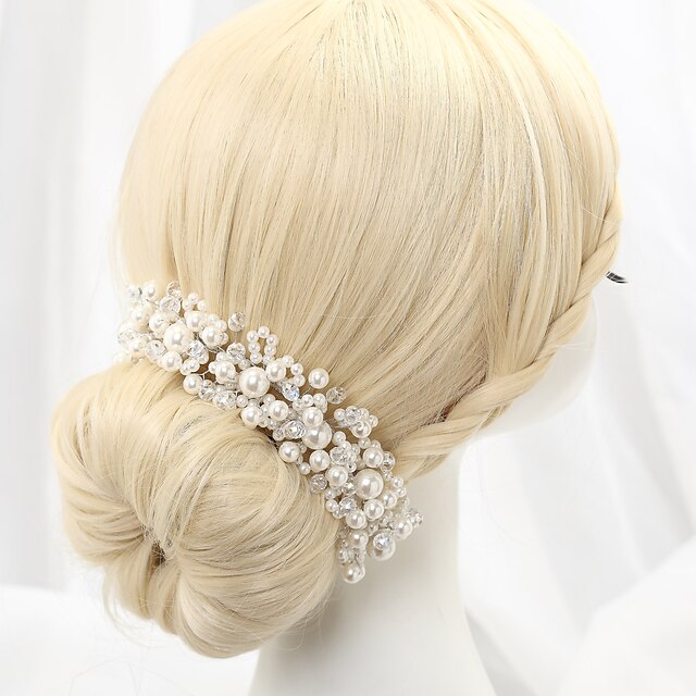  Imitasjon perle legering blomster headpiece klassisk feminin stil