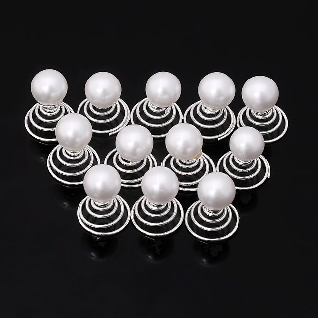  Imitation Pearl / Rhinestone Hair Clip / Hair Tool with 1 Wedding / Special Occasion / Casual Headpiece