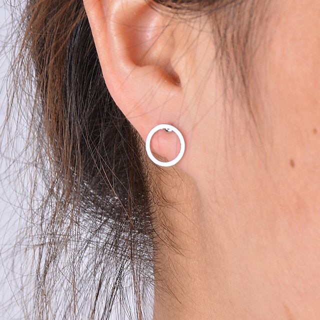  Férfi Női Beszúrós fülbevalók hölgyek Egyszerű minimalista stílusú Divat Small Fülbevaló Ékszerek Arany / Ezüst Kompatibilitás Esküvő Parti Napi Hétköznapi