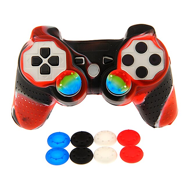  Wireless Game Controller Kits For Sony PS3 ,  Novelty Game Controller Kits Silicone / ABS 1 pcs unit