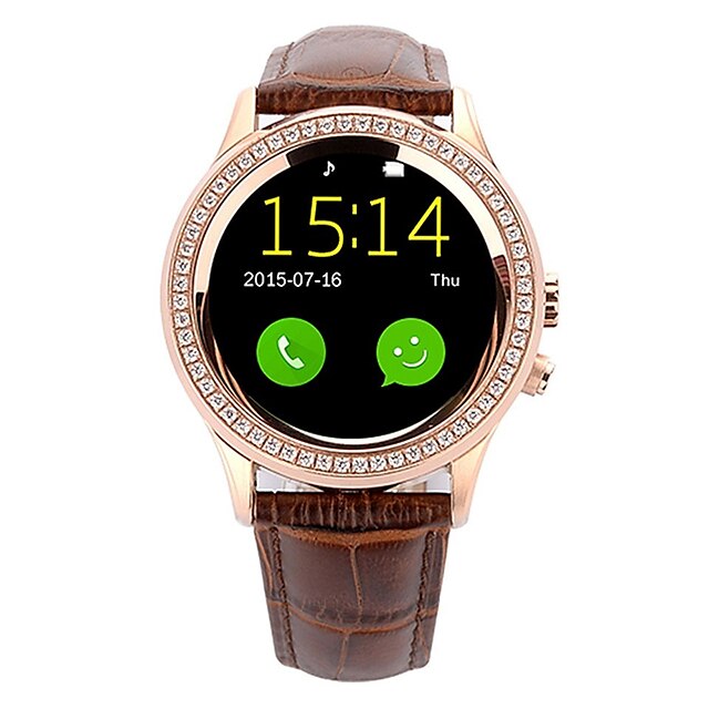  Reloj elegante para iOS / Android Monitor de Pulso Cardiaco / GPS / Llamadas con Manos Libres / Video / Cámara Temporizador / Seguimiento de Actividad / Seguimiento del Sueño / Encontrar Mi / 1.3 MP