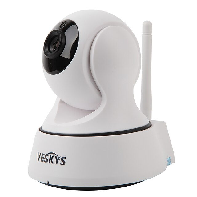 veskys® t2 720p 1.0mp wi-fi-säkerhet ip-kamera (dagnatt / rörelsedetektering / fjärråtkomst / ir-cut / plug and play)