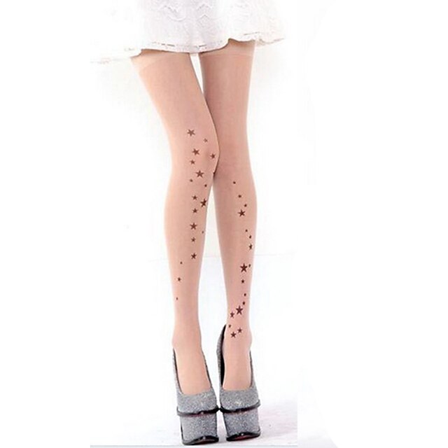  Calcetines y Medias / Calcetines hasta el Muslo Amaloli Lolita Lolita Mujer Accesorios de Lolita Estampado / Estrellas Medias de Lencería