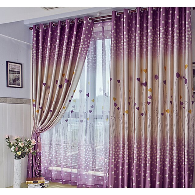  מודרני Blackout וילונות וילונות שני פנאלים סלון   Curtains