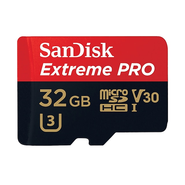  SanDisk 32 GB SD-kártya Micro SD kártya TF kártya Memóriakártya UHS-I U3 Class10 V30 Extreme PRO