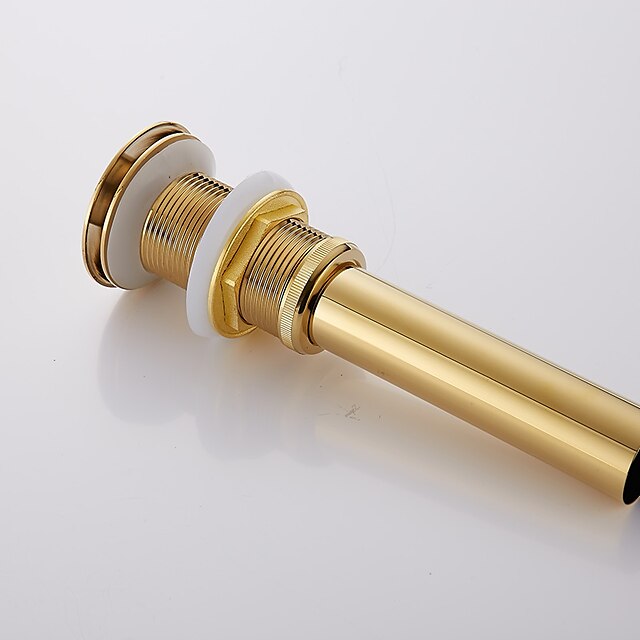  Faucet Accessory,Superior Quality Contemporary Brass Ti-PVD Pop-up Water Drain Without Overflow