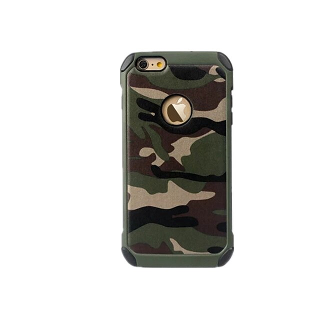  Etui Käyttötarkoitus Apple iPhone 8 Plus / iPhone 8 / iPhone 7 Plus Iskunkestävä Takakuori Armeijatyyli / Yhtenäinen Kova PC