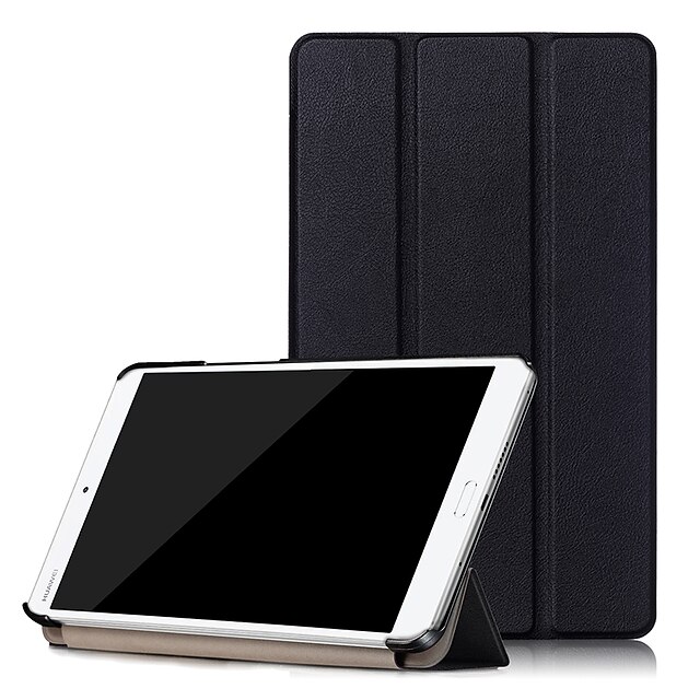  Case For Huawei Huawei MediaPad M3 Lite 8(CPN-W09, CPN-AL00 Full Body Cases / Tablet Cases Solid Colored Hard PU Leather