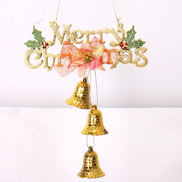  1Pcs 2Colour Christmas Decoration Gifts Role Ofing Christmas Tree Ornaments Christmas Gift Hang ActThe Role Of Bell