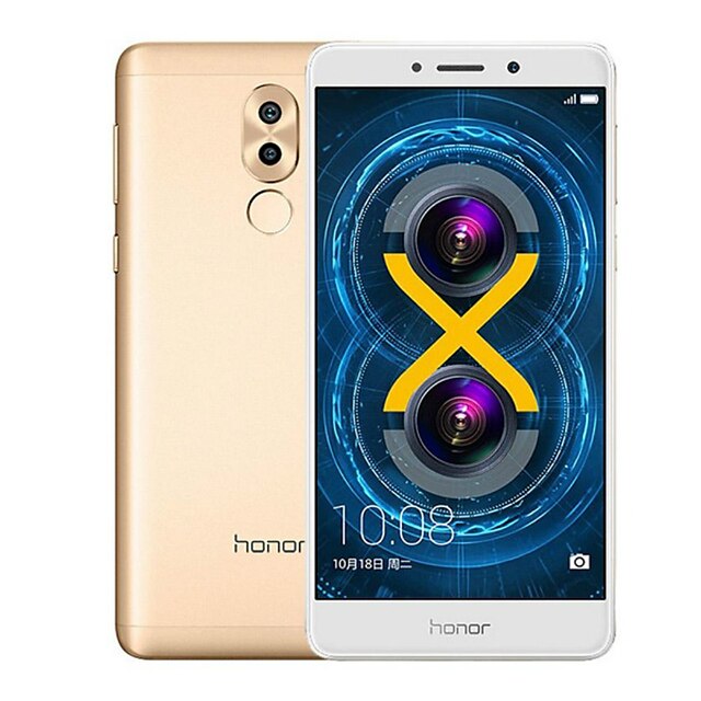  Huawei HONOR 6X 5.5 tommers / 5.1-5.5 tommers tommers 4G smarttelefon (4GB + 64GB 2 mp / 12 mp Hisilicon Kirin 655 3340mAh mAh) / 1920*1080 / Octa Core / FDD (B1 2100MHz) / FDD (B3 1800MHz)