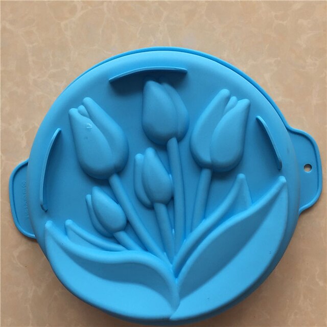  כלי Bakeware סיליקון לא דביק / 3D / עשה זאת בעצמך לחם / Cake / עוגיה לתבנית אפייה משומנת