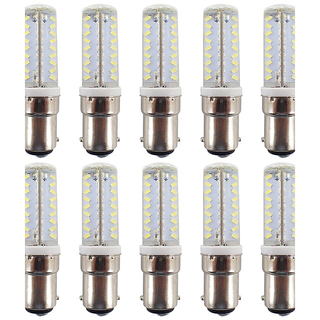  3W BA15d LED-lamper med G-sokkel T 81 SMD 3014 300-330 lm Varm hvit / Kjølig hvit Vanntett V 10 stk.