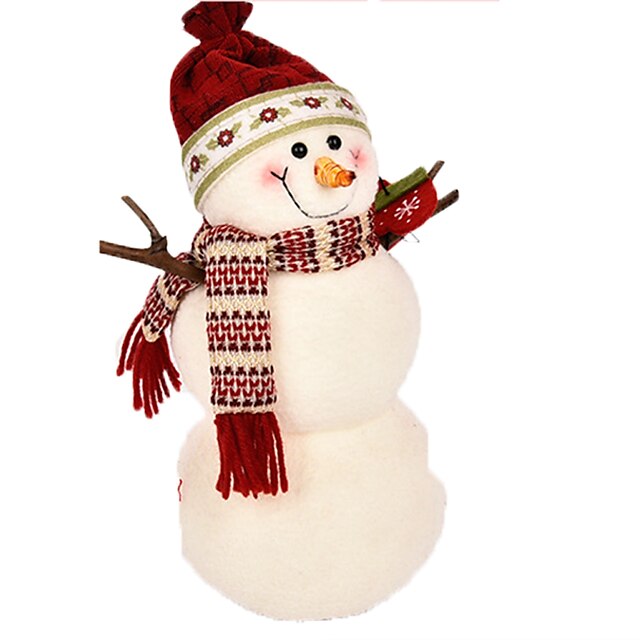  Julepynt Snømann Smuk tekstil Fantasifull lek, strømpe, gode bursdagsgaver til favoritter til fest Gutt Jente Voksne