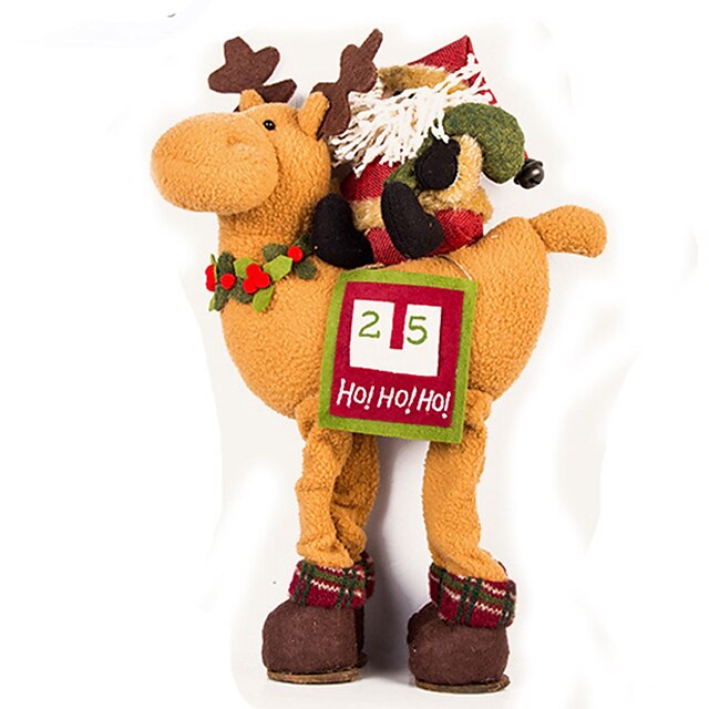  Christmas Decorations Costume Moș Elk Cerb Încântător textil Joc imaginar, ciorapi, daruri de mare aniversare Băieți Fete Adulți