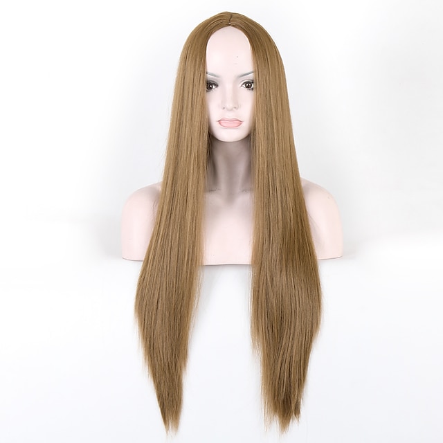  Synthetic Wig Straight Straight Wig Long Brown Synthetic Hair Brown