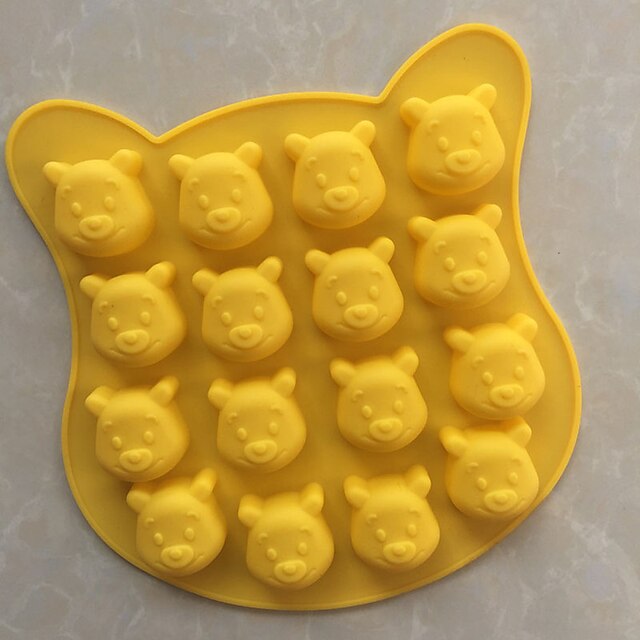  Szilikon Nem tapad 3D DIY Kenyér Torta Keksz sütőformát Bakeware eszközök