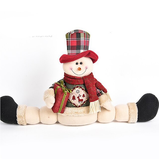  Weihnachtsdeko Santa Anzüge Schneemann lieblich Textil Fantasievolles Spiel, Strumpf, tolle Geburtstagsgeschenke Party Favor Supplies Jungen Mädchen Kinder Erwachsene