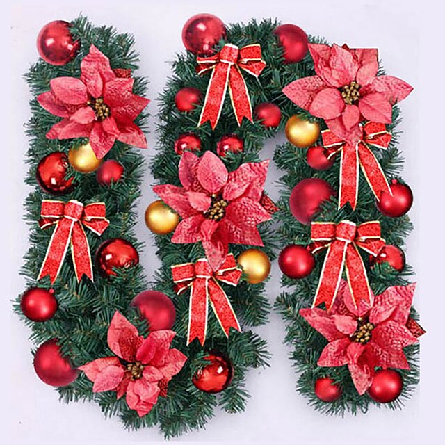  feliz navidad de CAA de Ratn navidad wreathoriginal Verde de navidad Garland partido decoracin de Ratn pvc ornamento