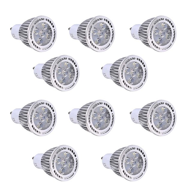  YWXLIGHT® LED bodovky 450-500 lm GU10 5 LED korálky SMD 3030 Ozdobné Teplá bílá Chladná bílá 85-265 V / 10 ks / RoHs / CE