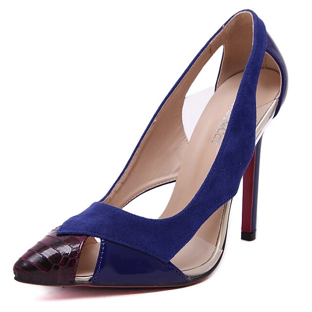  Women's Shoes Slip-on Snake Pattern Heels/Pumps Pointed Toe Stiletto Heels Party/Dress Shoes