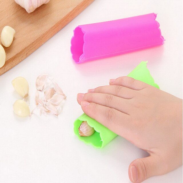  Garlic Peeler & Grater For Vegetable Plastic High Quality Eco-Friendly Creative Kitchen Gadget