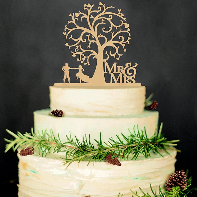  Cake Accessories Wood Wedding Decorations Wedding / Party / Wedding Party Classic Theme Spring / Summer / Fall